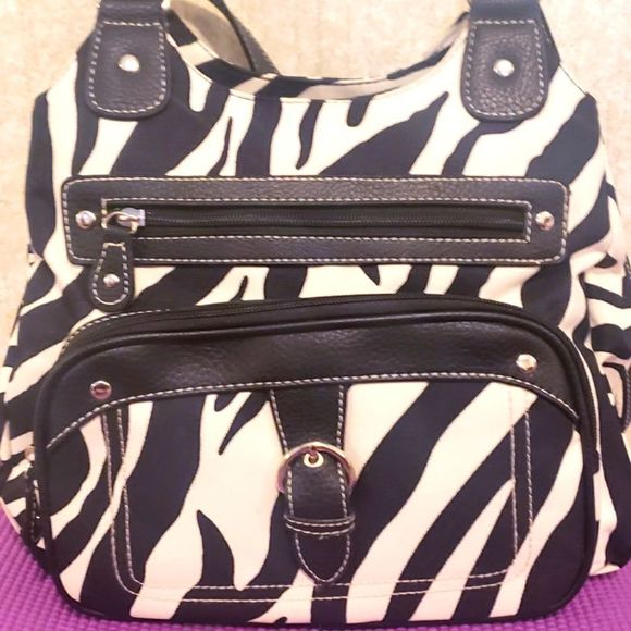 Handbags - Zebra print purse
